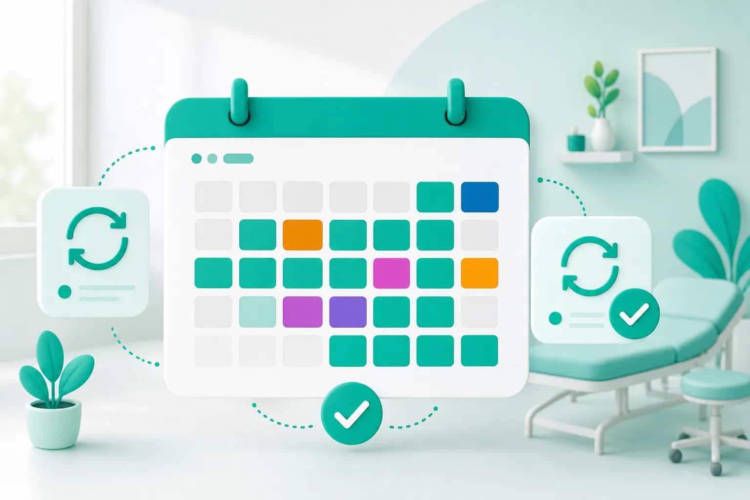 Notifica di sincronizzazione dell'agenda che aggiorna gli slot liberi in tempo reale