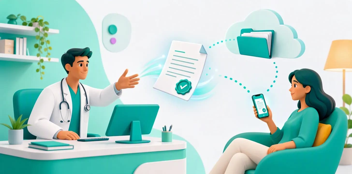 Referto medico firmato digitalmente che viene consegnato online al paziente tramite fascicolo sanitario