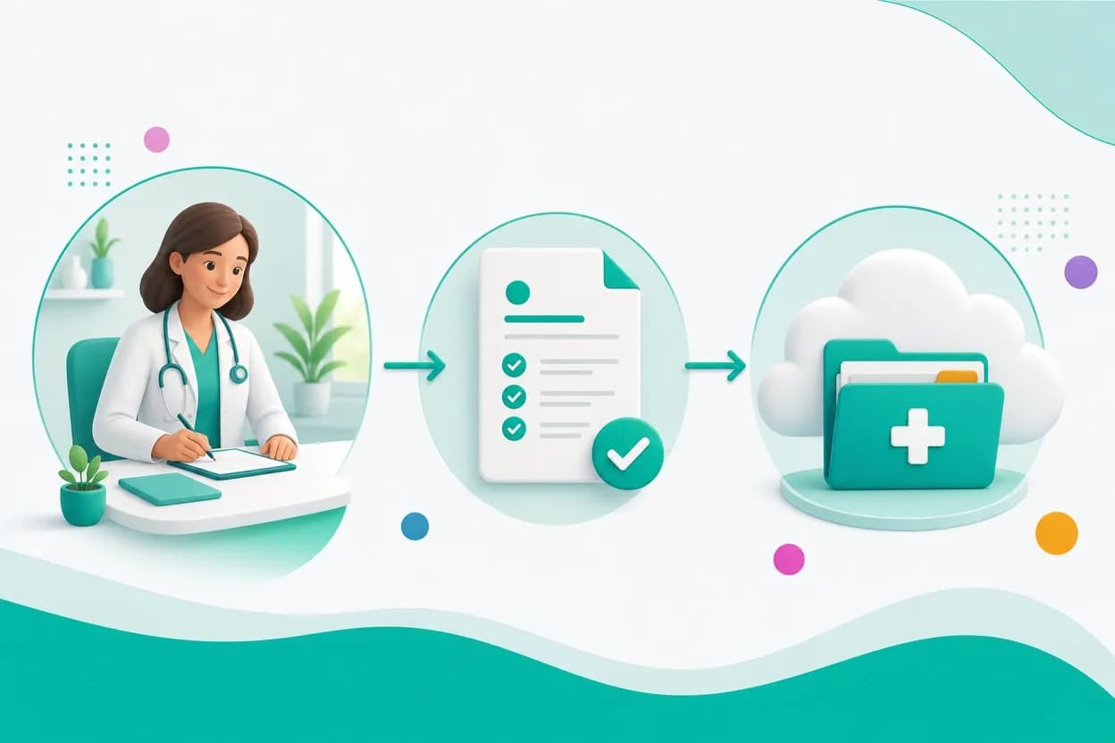 Flusso del referto digitale dal medico refertante al fascicolo sanitario del paziente